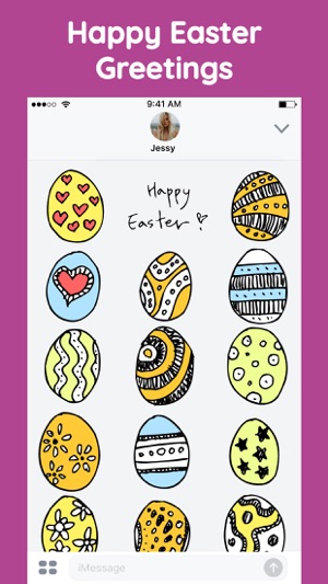 Hand Drawn Happy Easter Eggs(圖3)-速報App