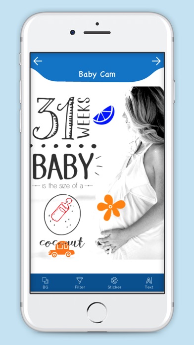 Baby Cam : Pregnancy Milestone screenshot 2
