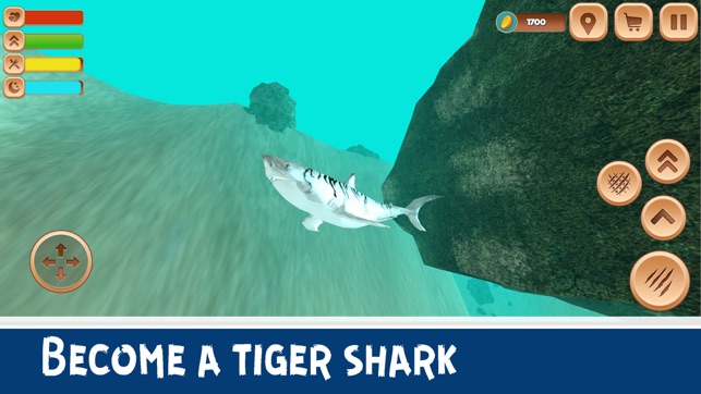 Giant Tiger Shark Simulator 3D(圖1)-速報App