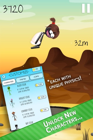 Stickman Trampoline Jumping screenshot 3