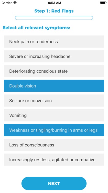 Concussion Diagnostic Tool