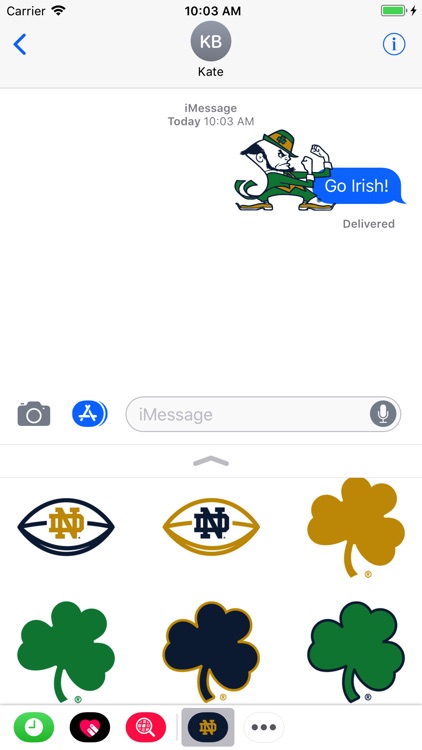 Notre Dame Stickers