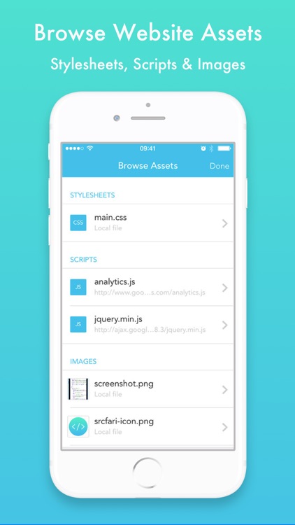 Srcfari: view html source code