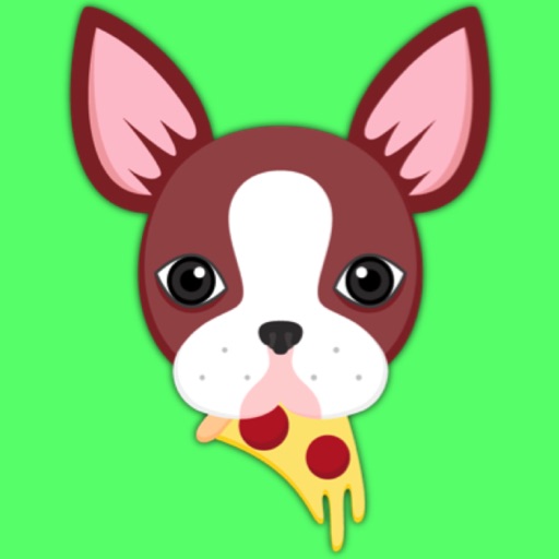 Animated Red Boston Terrier icon
