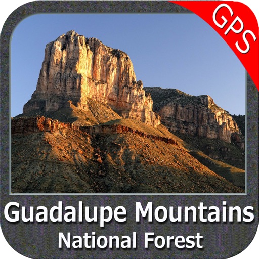 Guadalupe Mountains NP GPS Map Navigator