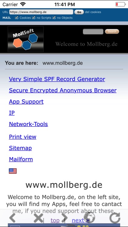 Secure Encrypted Browser