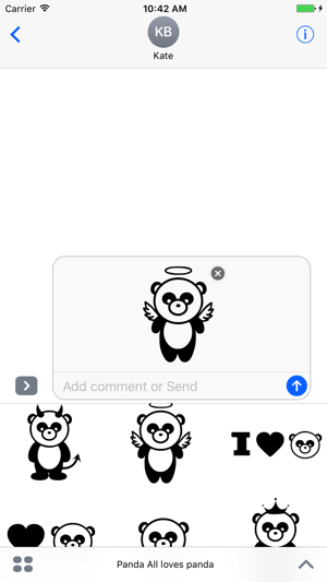 Panda - All loves panda stickers pack(圖3)-速報App