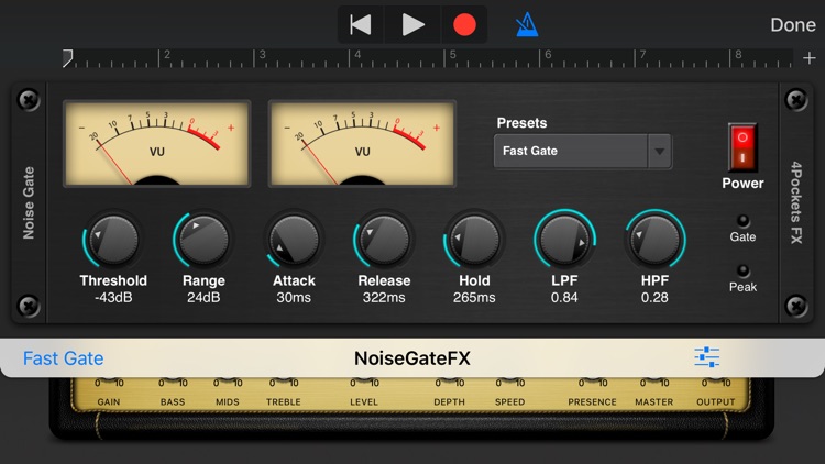 Noise Gate AUv3 Plugin