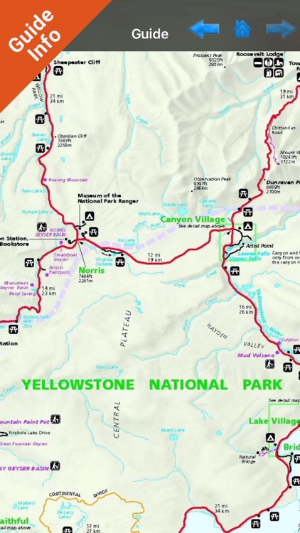 Yellowstone National Park - GPS Map Navigator screenshot-3