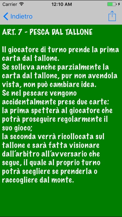 Codice di Gara Burraco Light screenshot 2