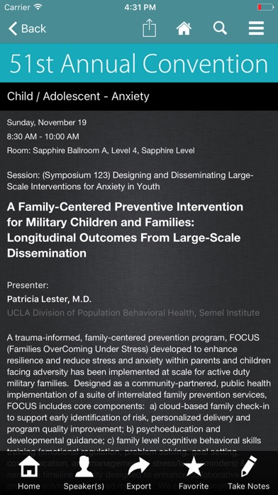 ABCT 51st Annual Convention screenshot 3