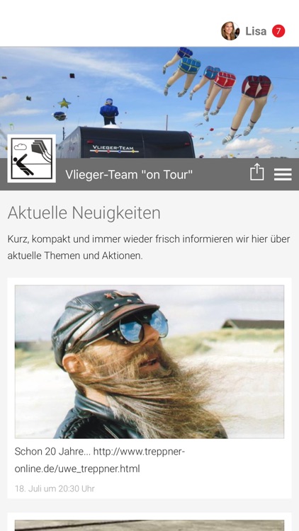 Vlieger-Team on Tour