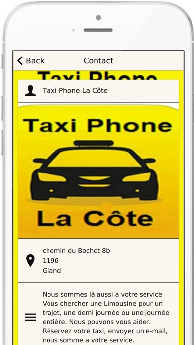 Taxi phone la Côte screenshot 2