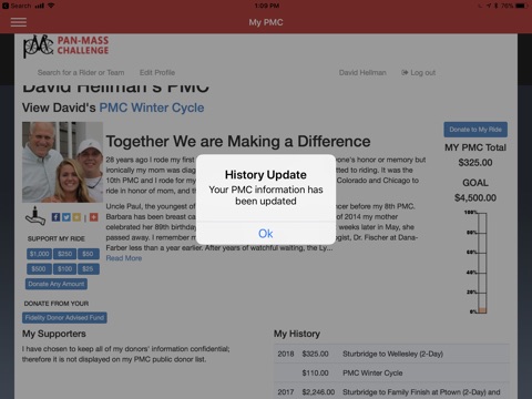 PMC Fundraising App screenshot 4