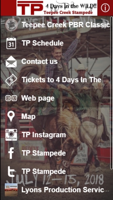 How to cancel & delete Teepee Creek Stampede from iphone & ipad 1