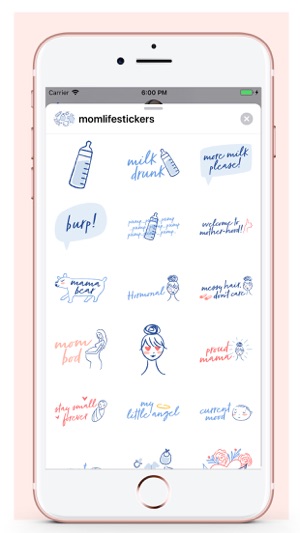 Mom Life New Mom Sticker Pack(圖2)-速報App