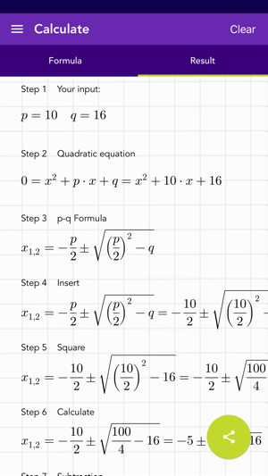 Solving Math - PQ Formula(圖2)-速報App