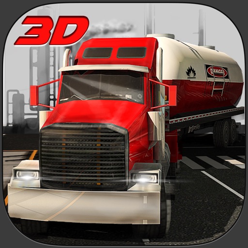 Oil Transporter Truck Simulator 3D – Drive the heavy fuel tanker & transport it to the gasoline stations icon
