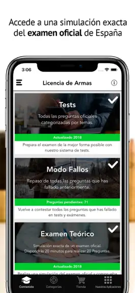 Game screenshot Licencia de Armas España hack