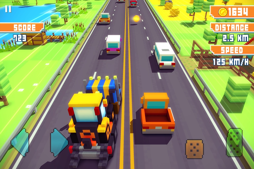 Blocky Highway screenshot 3