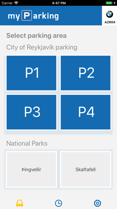 myParking.is screenshot 2