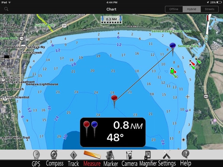 Cayuga Seneca GPS Charts Pro