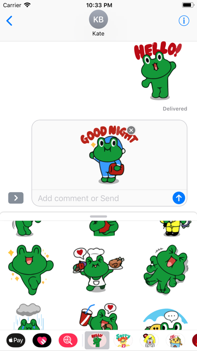 Grino is Witty Sticker Pack IM screenshot 2