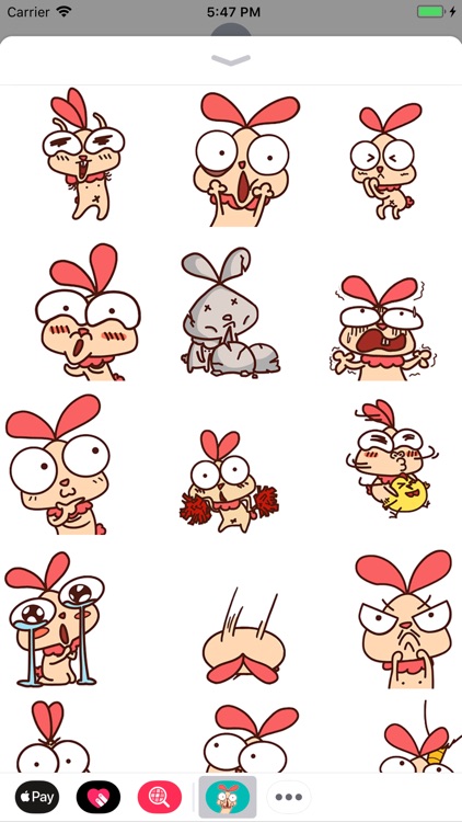 Funny Chick Animated Stickers