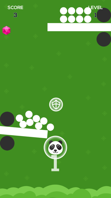 Rise Panda Up:  protect ball screenshot 2