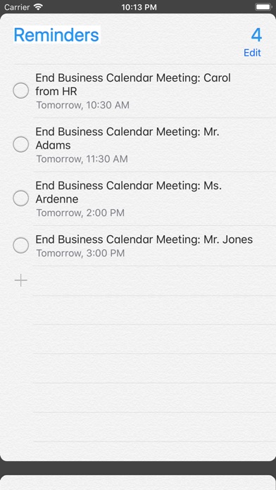 Meeting End Reminders screenshot 2