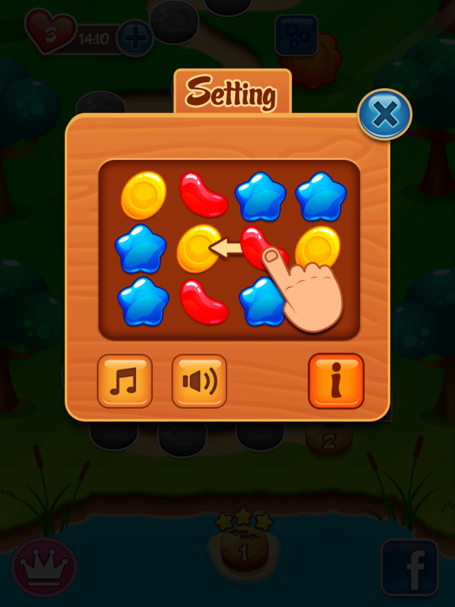 Candy Candy - Match 3 diamonds screenshot 4