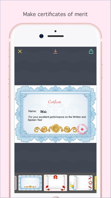 Certificate Maker - Create You Own Certificate screenshot-3