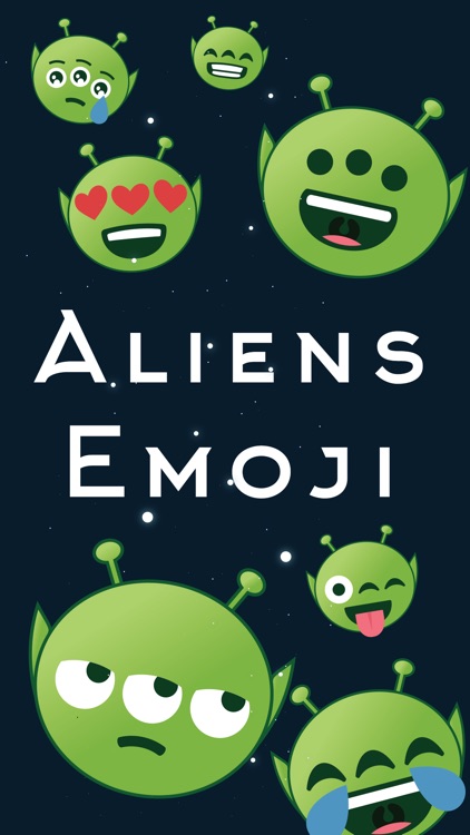 Aliens Emoji - Cute & Funny