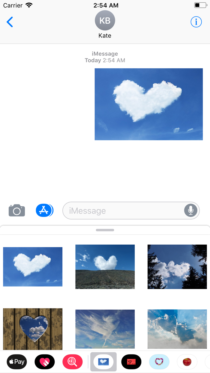 Cloud Hearts Sticker Pack