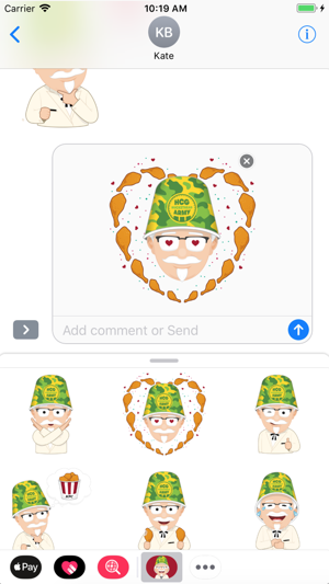 KFC Buckethead Stickers(圖2)-速報App