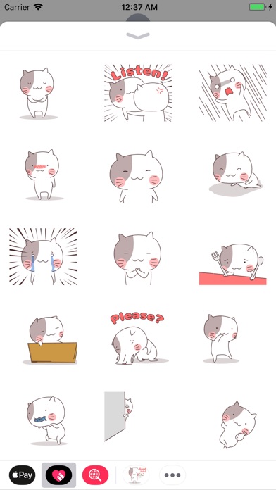 Pro Cat Animated No.1 Stickers screenshot 2