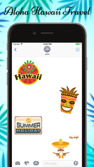 Hawaii Travel & Vacation Stickers(圖2)-速報App