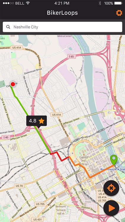 BikerLoops Motorcycle GPS App screenshot-4