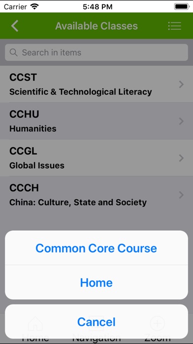 Courses@HKU screenshot 4