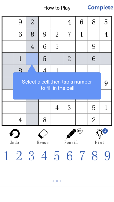 Sudoku (9X9) screenshot 4