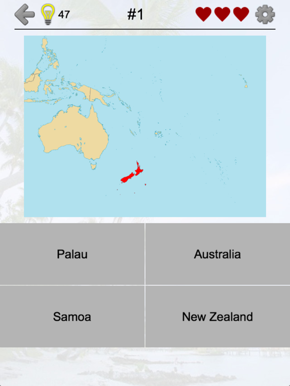 Australian States and Oceania Screenshots