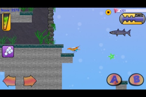Super Shrimp: Ocean Platformer screenshot 4
