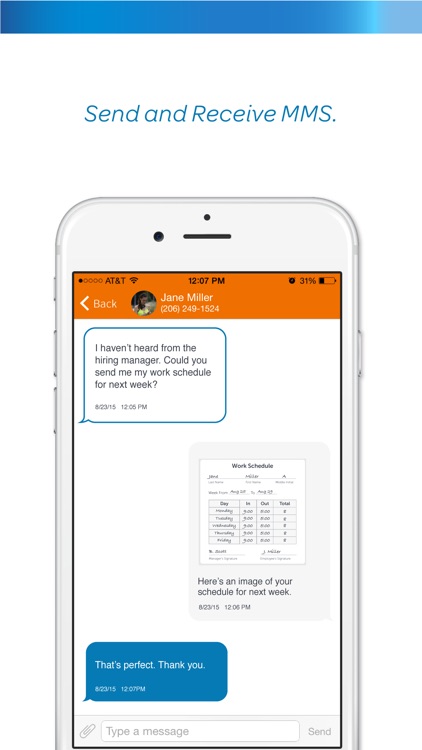 AT&T Landline Texting