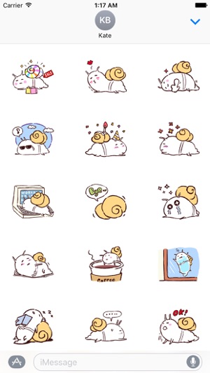 Bob the Lazy Snail Stickers(圖2)-速報App