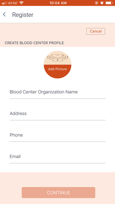 SAHAVE Blood Center screenshot 2
