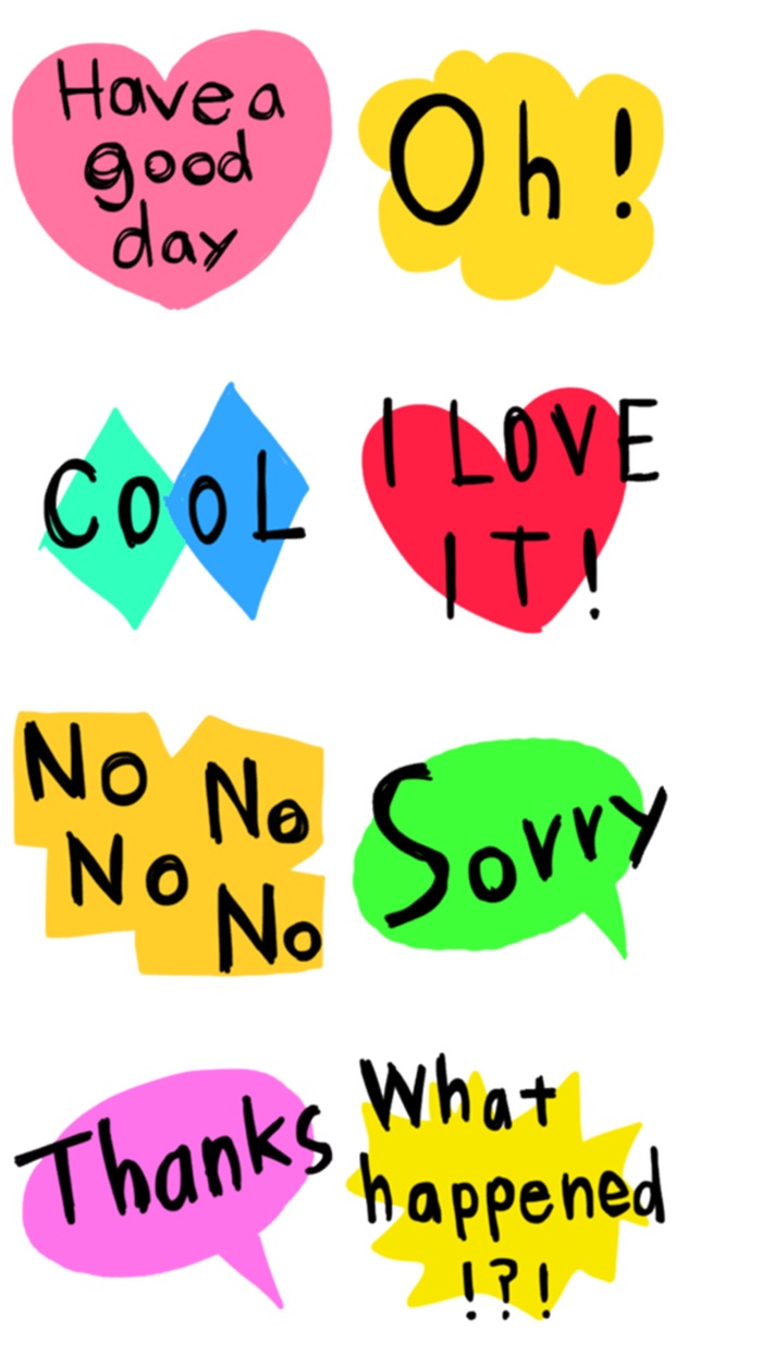 Text Stickers Collection