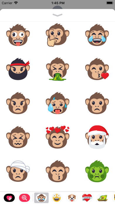 Monkey Pack by EmojiOne screenshot 3
