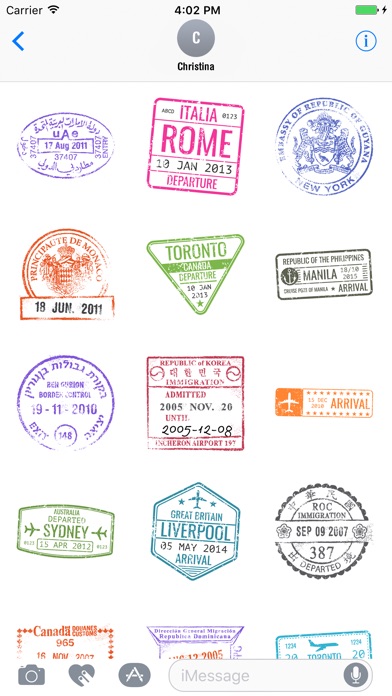 Passport Stamps World Sticker screenshot 3