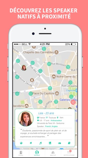 Speakiz : échange linguistique(圖2)-速報App