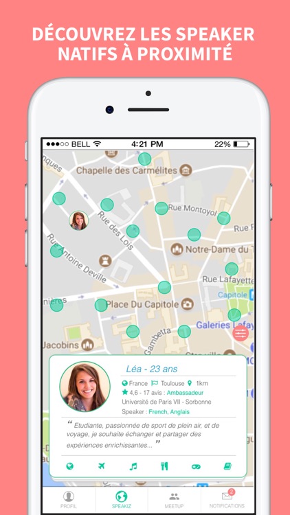 Speakiz : échange linguistique